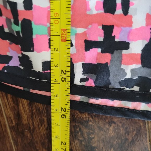 Roxy Halter Mini Cover Up Dress Surplice Sweetheart Neckline Pink Boucle Plaid S - Picture 5 of 8